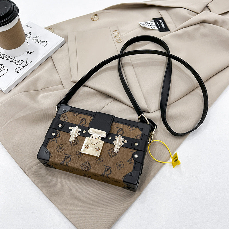 Fashion Box Trendy Retro Printed Mini Crossbody Bags