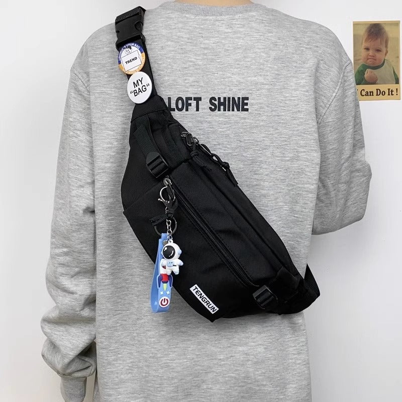 Male Female Trendy Sporty Simplicity Fashion Men's Waist Packs