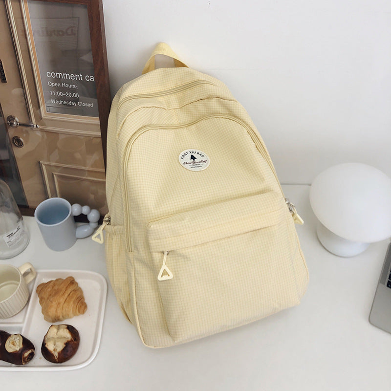 Capacity Simple Female Junior High Good-looking Male College Middle School Students' Schoolbags
