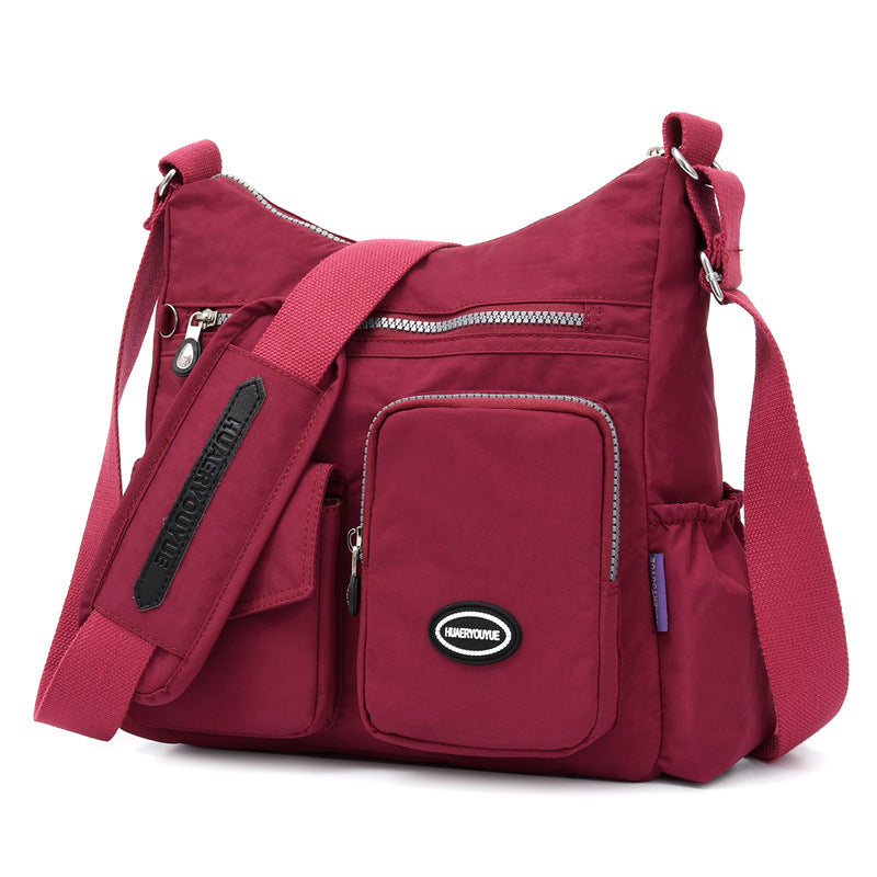 Women's Pretty Nylon Cloth Fashion Waterproof Shoulder Bags