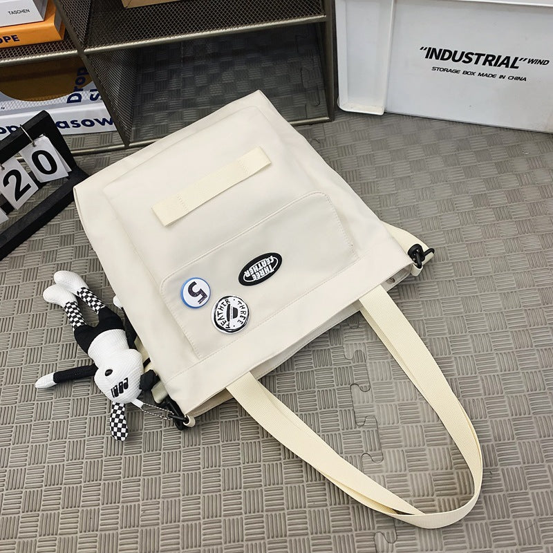 Junior High Tuition Youth Nylon Boy Men's Messenger Bags