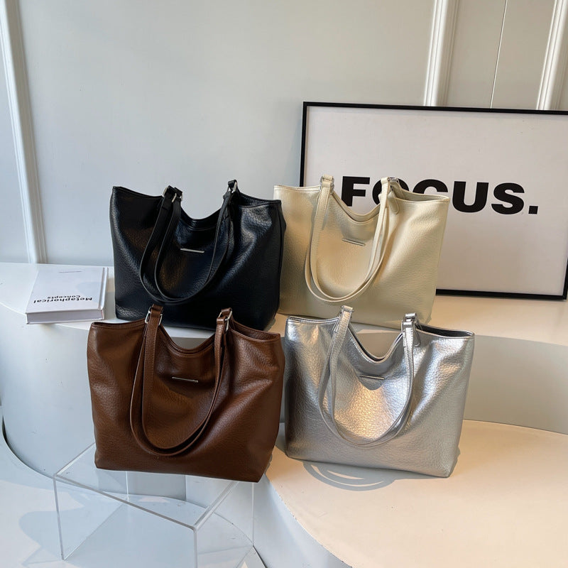 Women's Advanced Texture Large Capacity Fashion Simple Armpit Bags