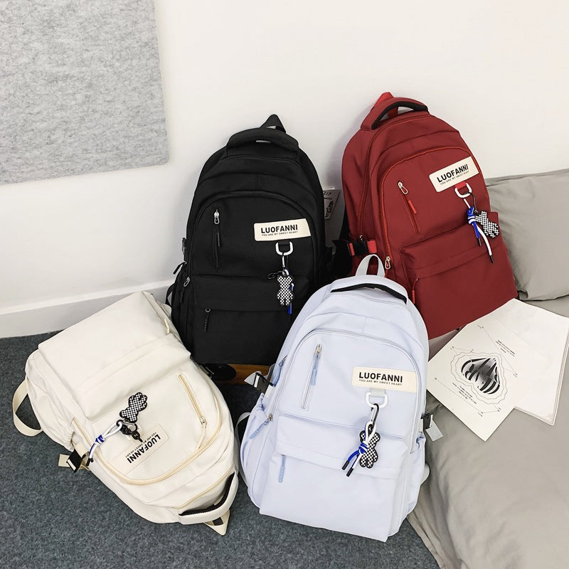 Men's Female Junior High College Simple For Backpacks