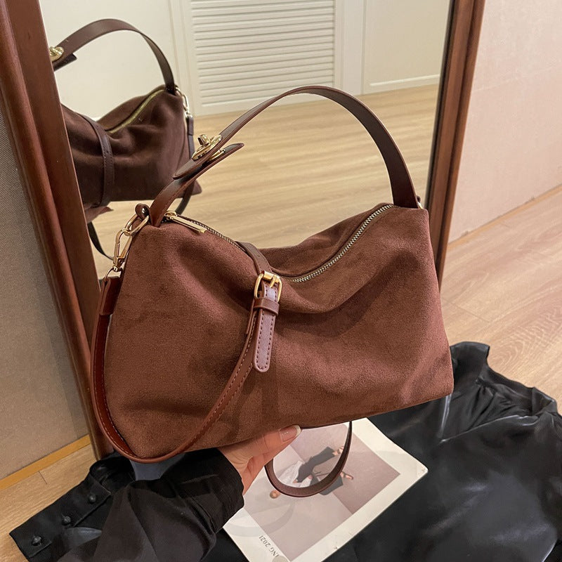Women's Retro Fashion Underarm Large Capacity Versatile Shoulder Bags