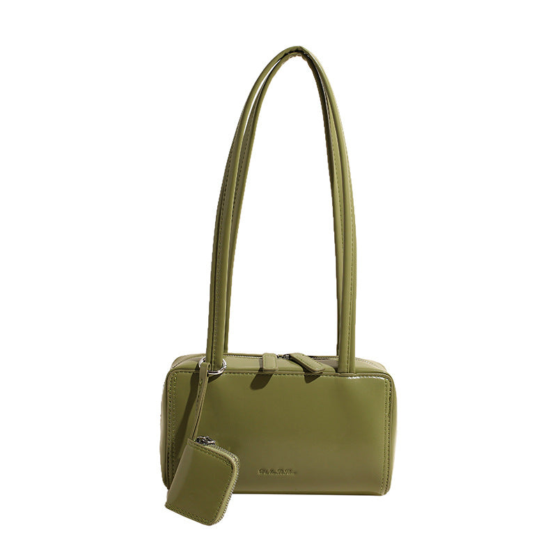 Women's Preppy Style Korean High Sense Retro Shoulder Bags