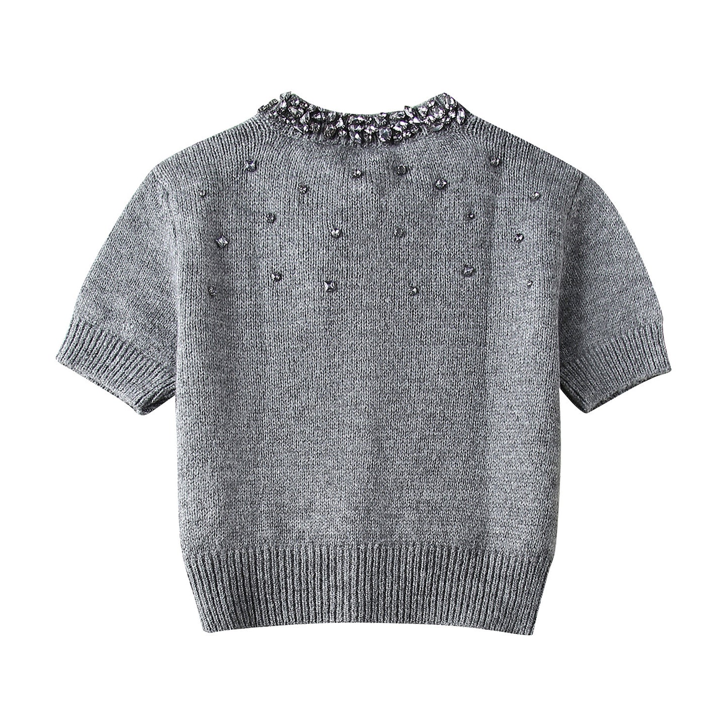 Women's Spring Fashionable Casual Jewelry Knitted Knitwear