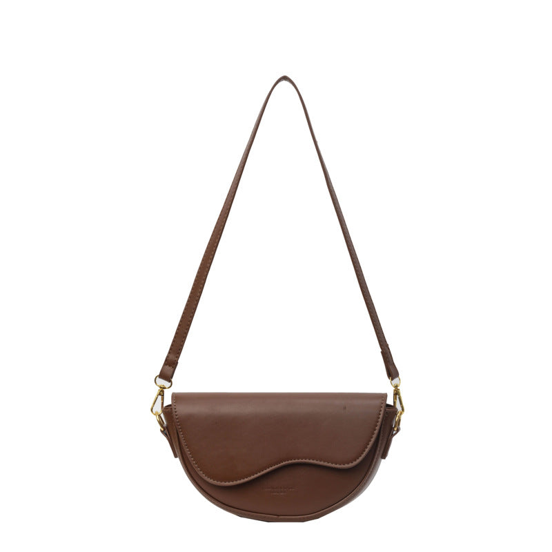 Women's Niche Fashion High-grade Retro Underarm Saddle Shoulder Bags