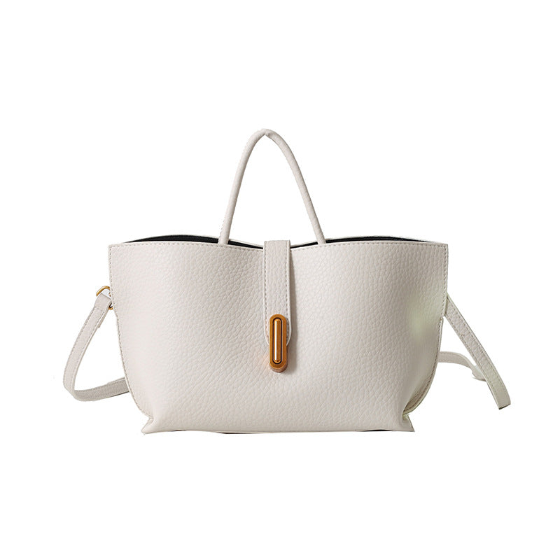 Women's Retro Portable Summer Commuter Solid Color Shoulder Bags