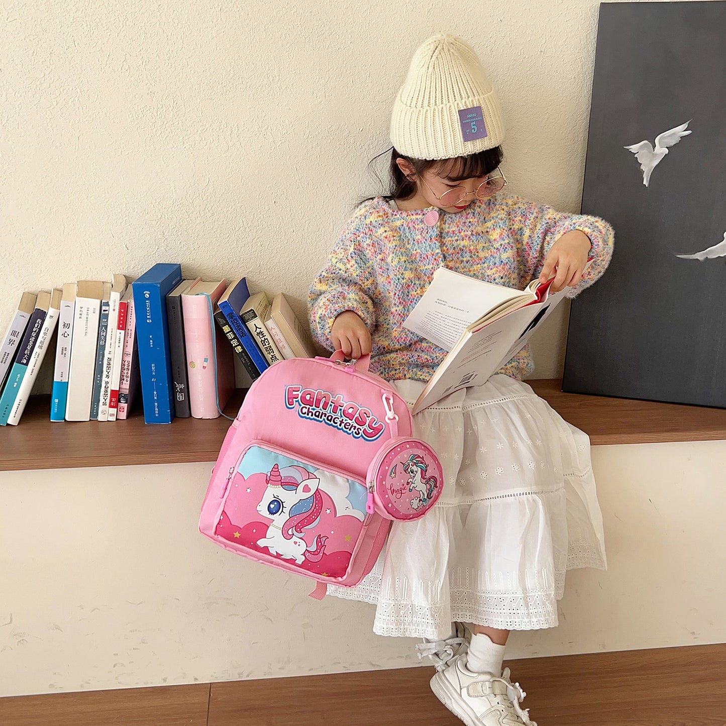 Patrol Cartoon Printing Boys Burden Reduction Large Kindergarten School Bags