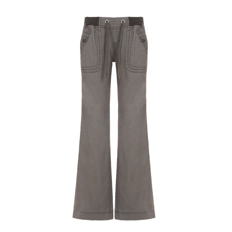 Women's Slim Fit Slimming Work Clothes Trousers Jeans
