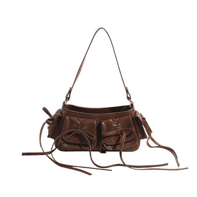 Design Korean Style Bow Underarm Female Shoulder Bags