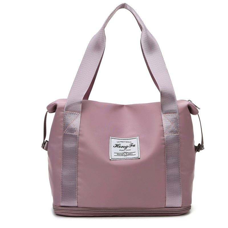 Women's Size Adjustable Dry Wet Separation Oxford Travel Bags