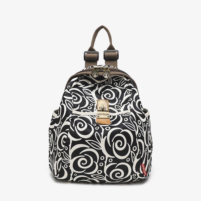 Women's Ethnic Style Waterproof Oxford Cloth Backpacks