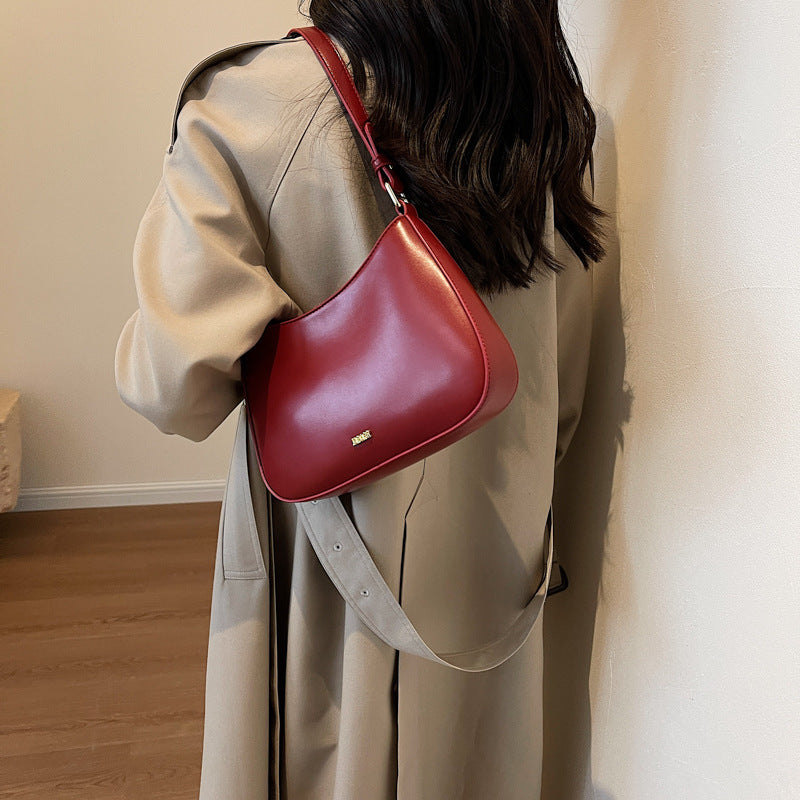 Women's High Sense Design Baguette Fashion Underarm Armpit Bags