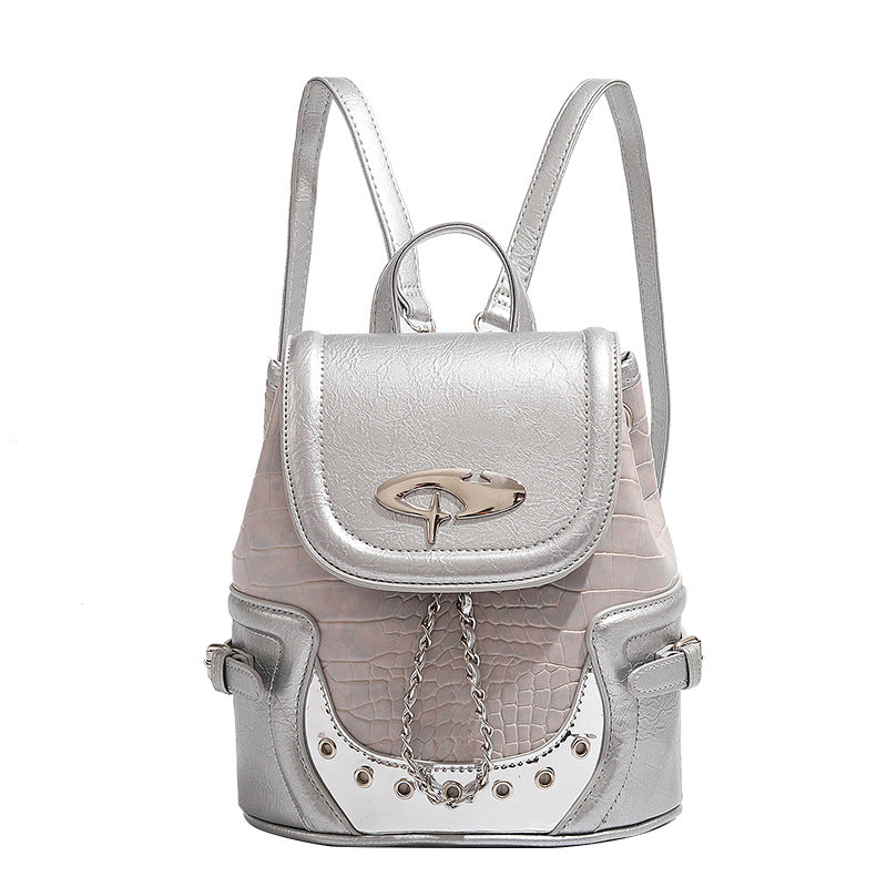 Women's Sier Pink Hot Niche Design Commuter Backpacks