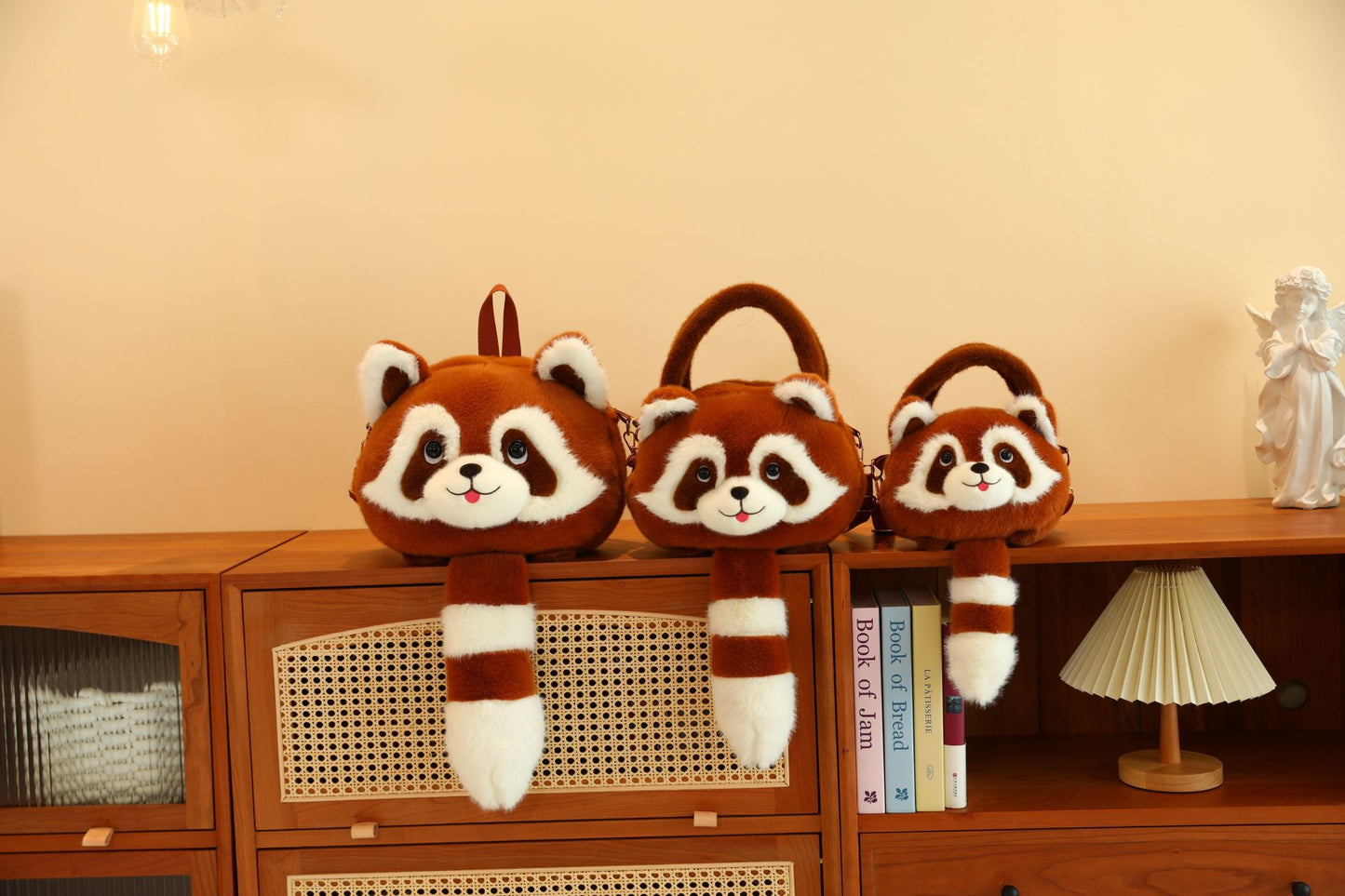Children's Cute Cartoon Mori Style Coati Doll Female Backpacks
