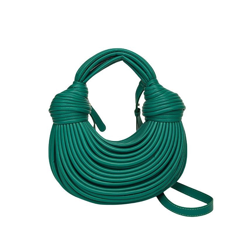 Women's Creative Noodles Niche Hand-woven Bread Underarm Arm Bags