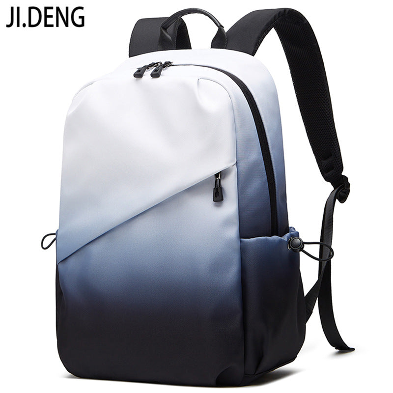 Men's Gradient Color Fashion Early Computer High Backpacks