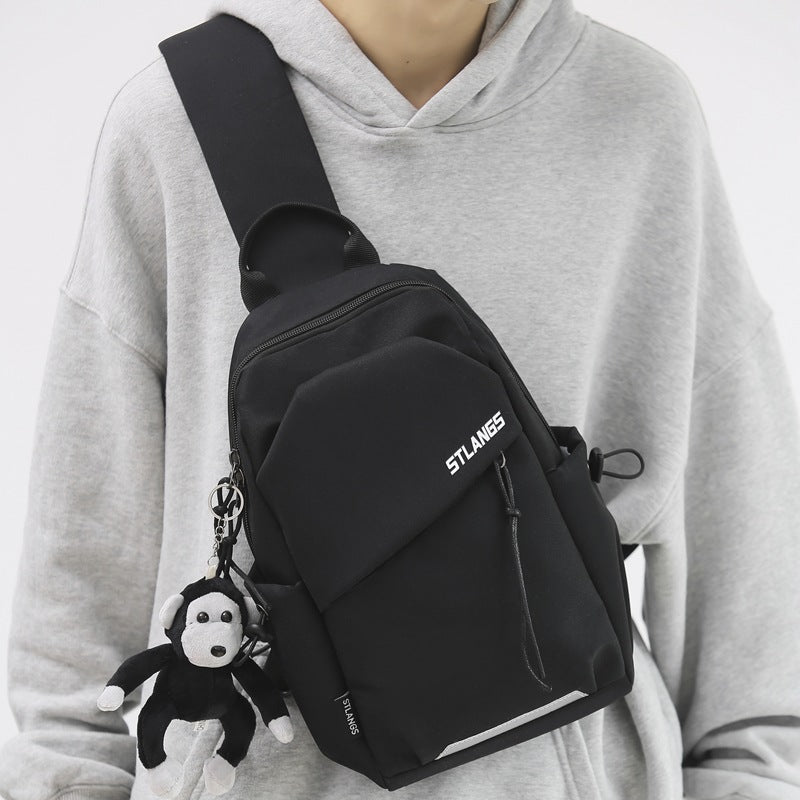 Women's & Men's Adjustable Fashion Simple Single Riding Trend Backpacks
