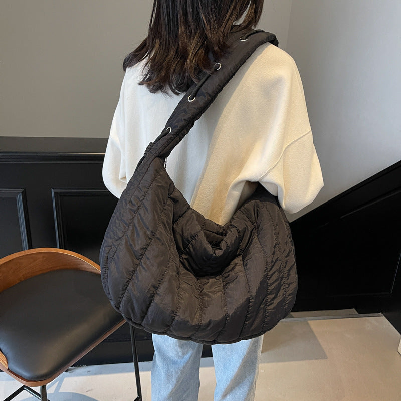 Korean Style Cloud Bubble Down Puff Crossbody Bags