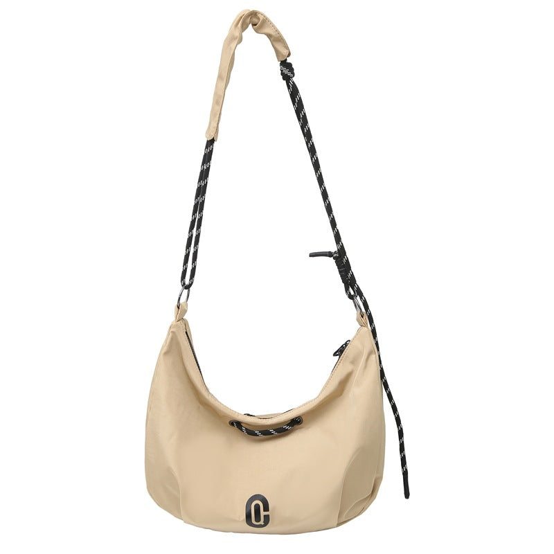 Women's & Men's & Personality Nylon Dumpling Large Capacity Canvas Shoulder Bags