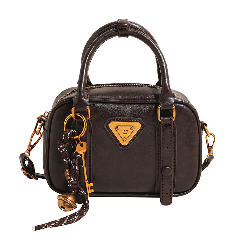 Women's Winter Retro Portable Red Fashion Simple Handbags