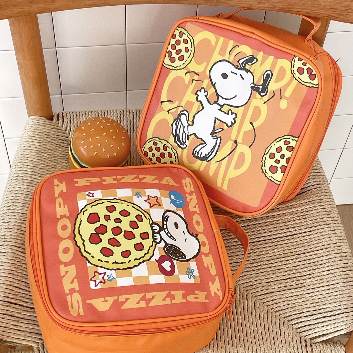 Printing Cute Puppy Portable Large Capacity Cosmetic Bags