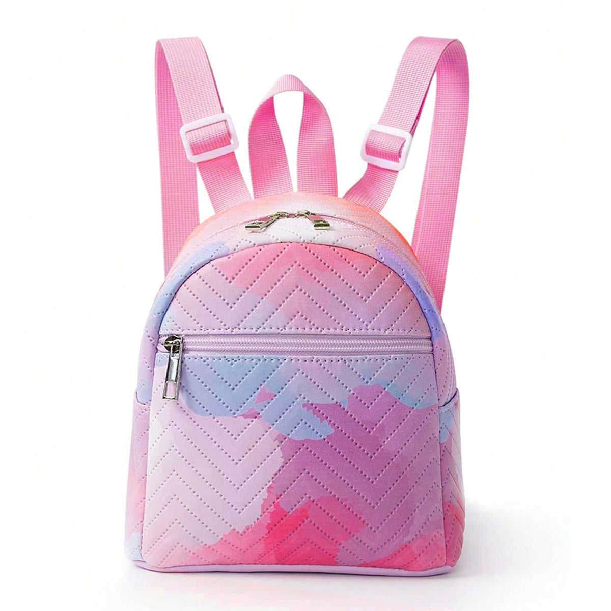Women's Rainbow Quilted Mini Fashion High-grade Backpacks