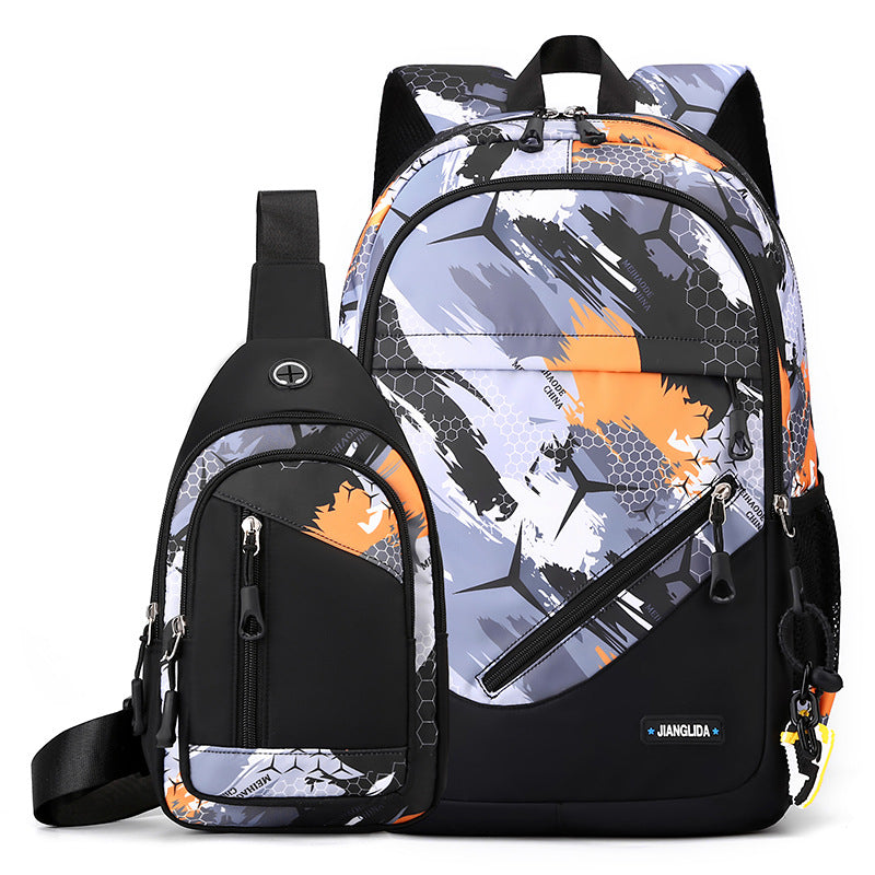 Men's Two-piece Super Light Green Lightweight Junior's Backpacks