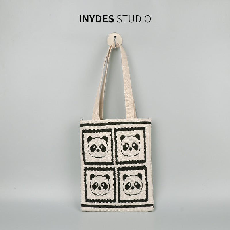 Panda Grandpa Super Large Shopping Big Handbags