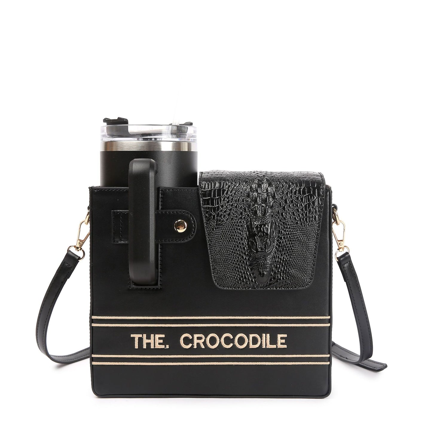 Large Capacity Crocodile Pattern Kettle Thermos Cup Beverage Bags