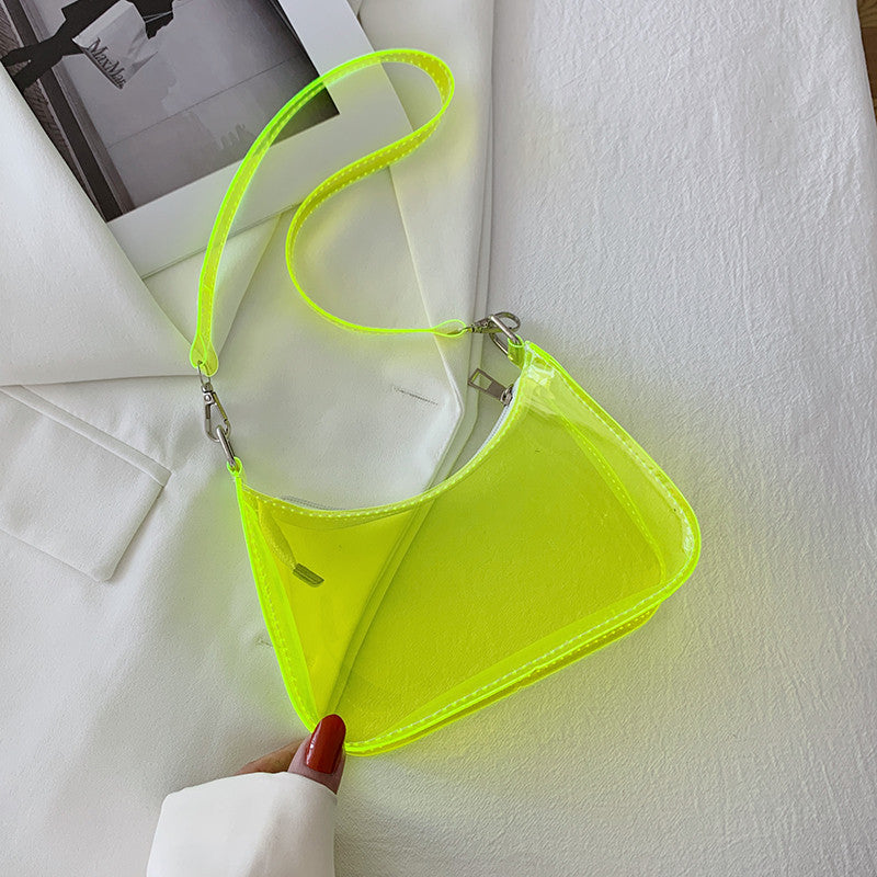 Women's Summer Transparent Korean Fashion Underarm Bags