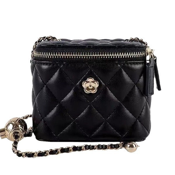 Garden Camellia Rhombus Chain Box Female Bags