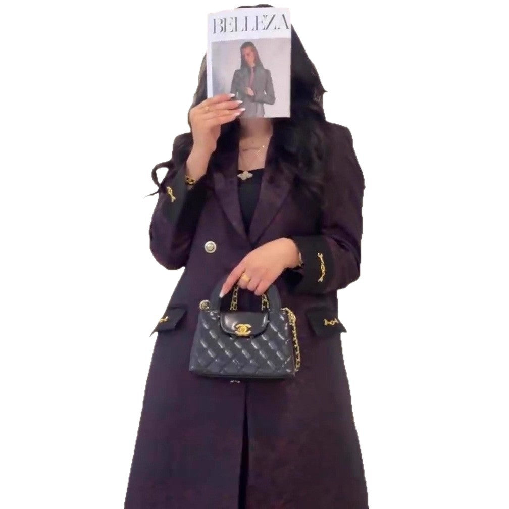 Women's Fashion British Style Trench Mid-length Coats