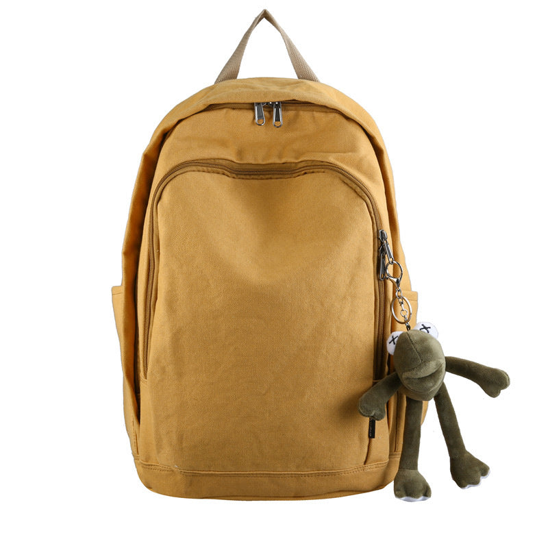 Korean Style Simple Couple Large Capacity Middle School Students' Schoolbags