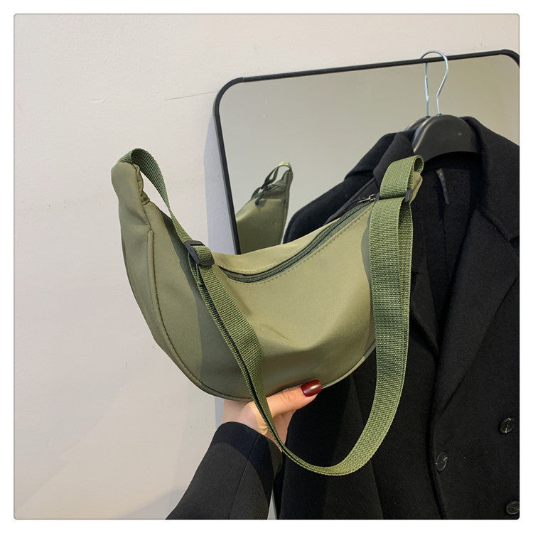 Women's Retro Trend Solid Color Lightweight Texture Bags