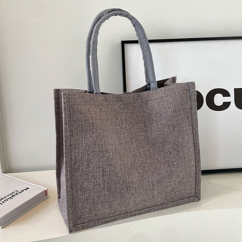 High Large Capacity Linen Fashion Female Shoulder Bags