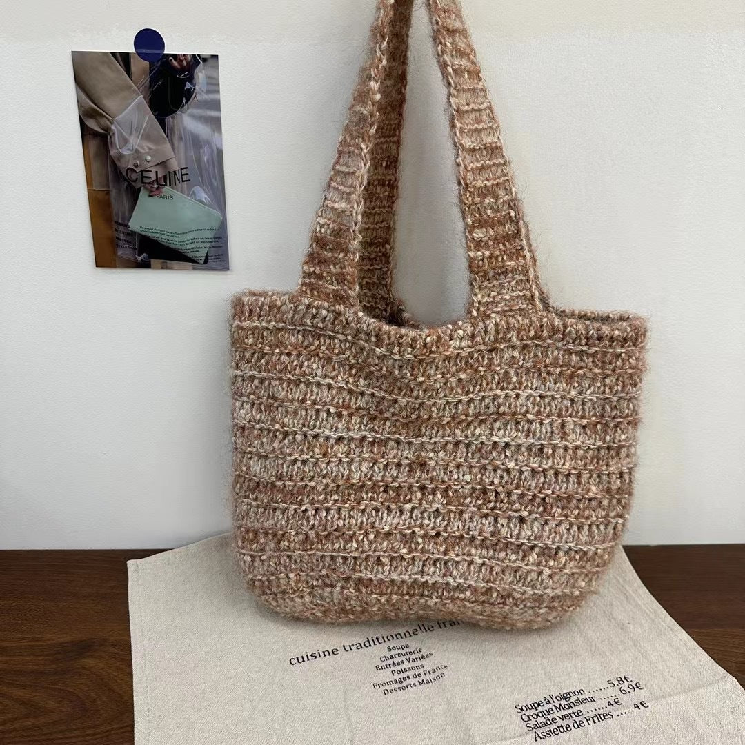 Design Shiny Colorful Vest Gold Thread Armpit Bags