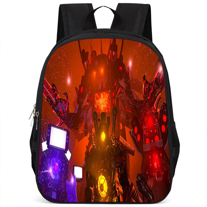 Electric Drill Red Lotus Monitor Inch Backpacks