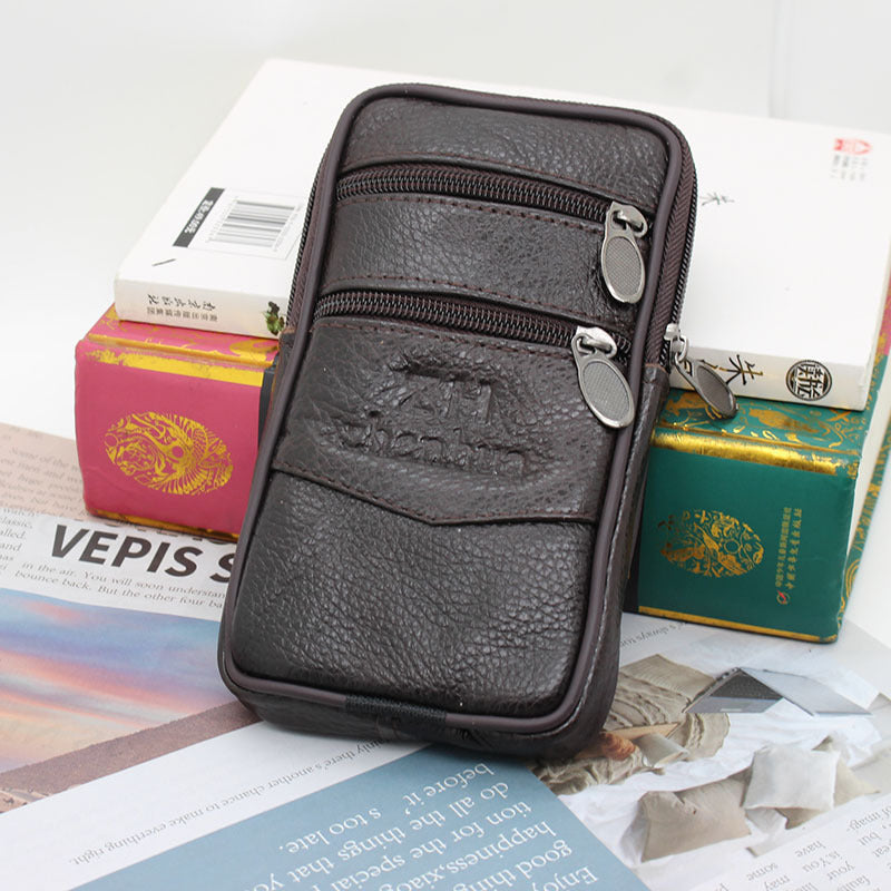 Men's Leather For Mobile Artificial Work Wrist Phone Bags