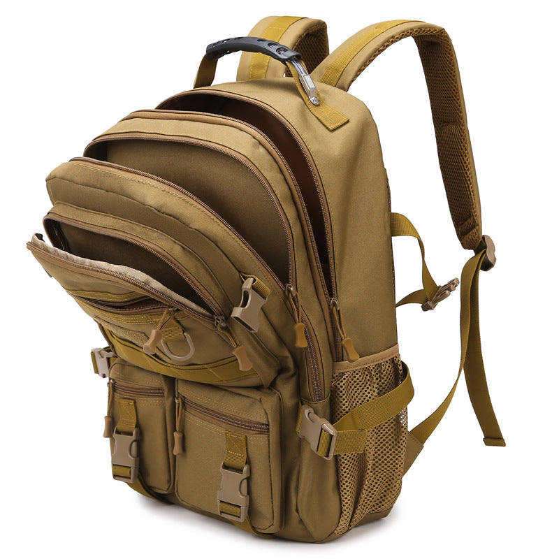 Men's Waterproof Expansion Computer College Book Combat Sports Backpacks