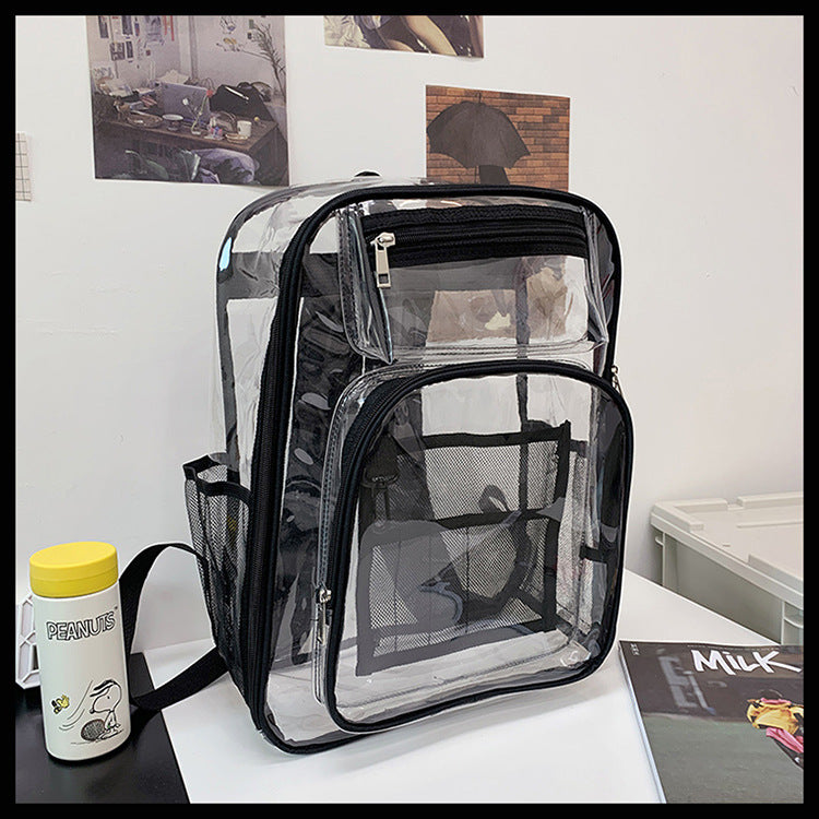 New Comfortable Glamorous Big Transparent Waterproof Backpacks