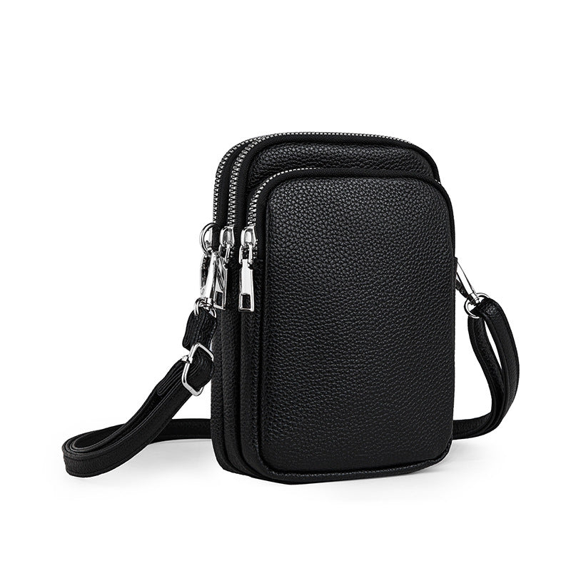 Women's & Men's & Soft Leather Mobile High Sense Phone Bags