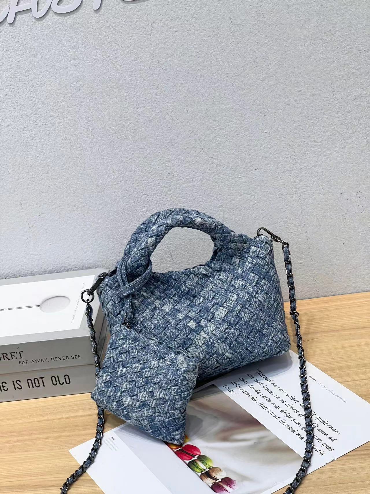 Woven Large Capacity Totes One Underarm Bags