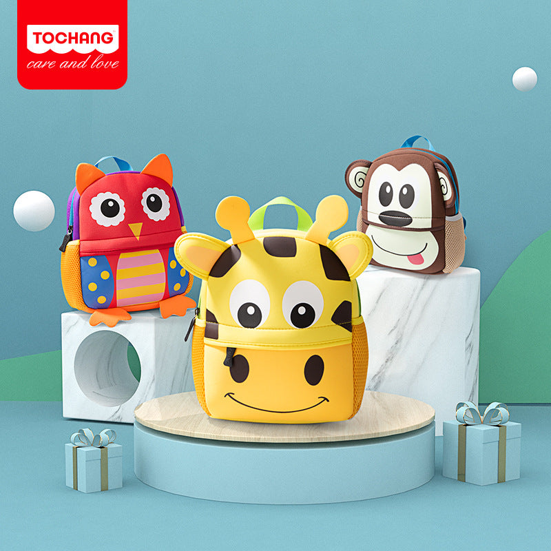 Middle-class Ultra Light Neoprene Cartoon Cute Kindergarten School Bags