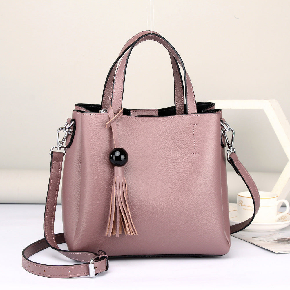 Women's Summer Simple Light Luxury Commuter Large Shoulder Bags