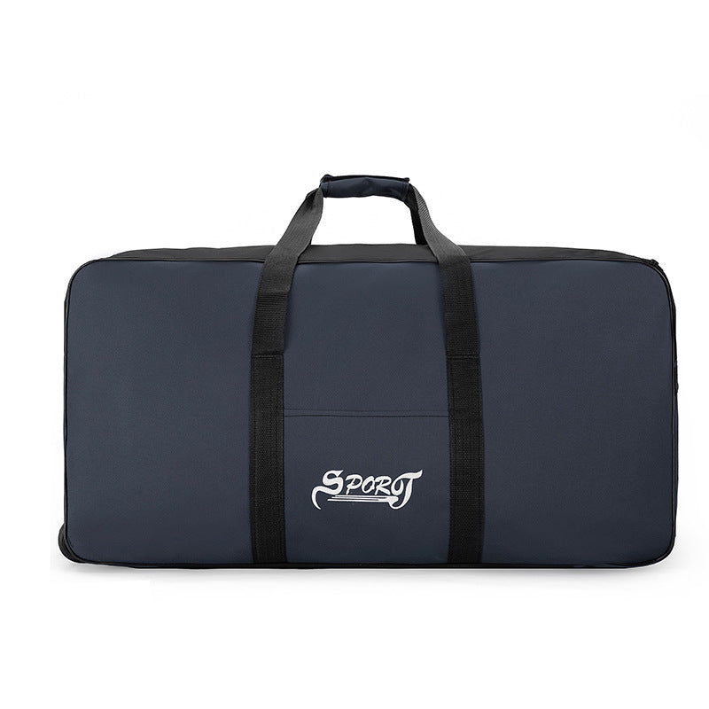 Capacity Foldable Checked Accommodation Quilt Storage Travel Bags