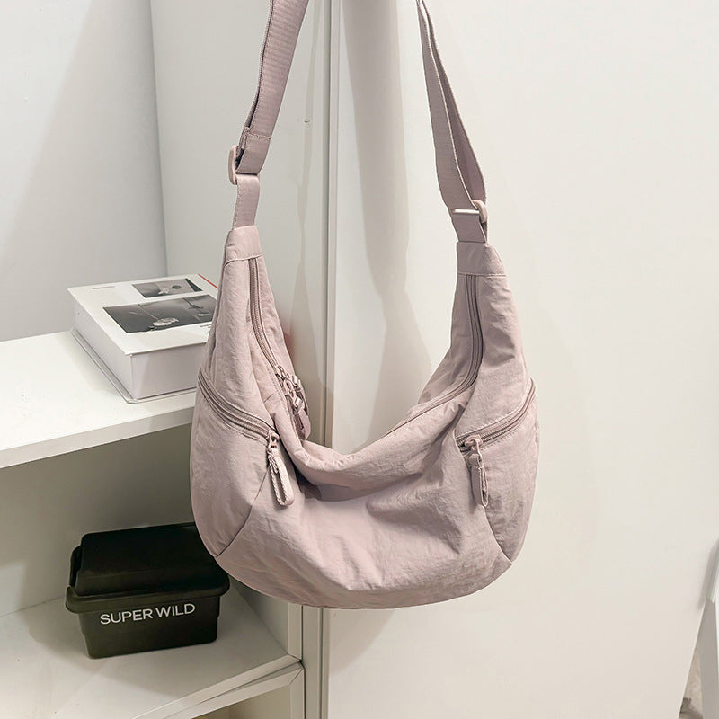 Croissant Simple Lightweight Dumpling Style Female Crossbody Bags