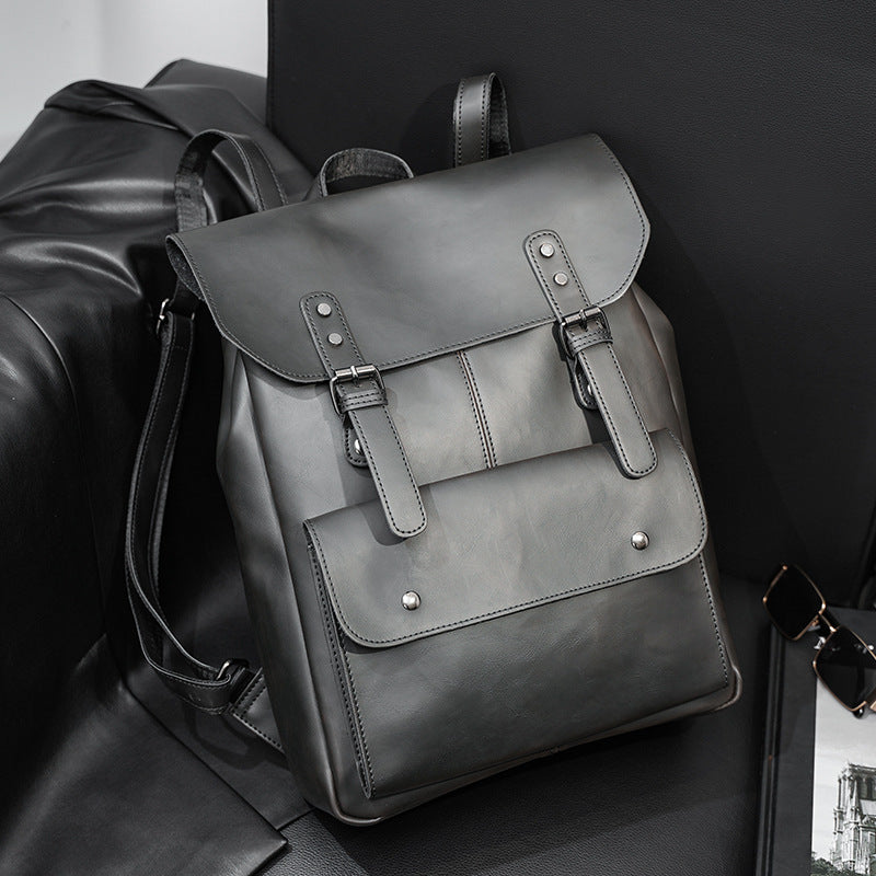 Women's & Men's & Korean Style Retro Simple Leisure Backpacks