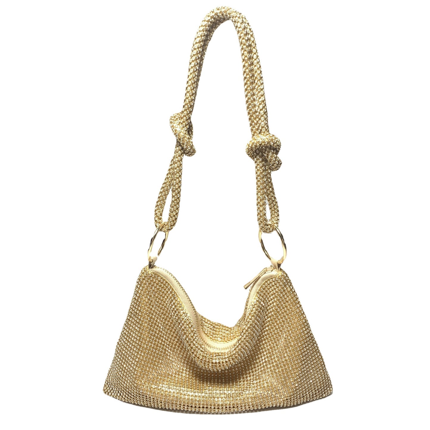 Flash Knotted Rhinestone Handmade Banquet Dinner Evening Bags
